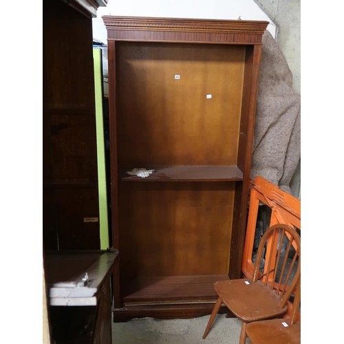 695 - MAHOGANY BOOKCASE