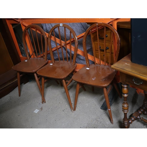 696 - THREE CHAIRS
