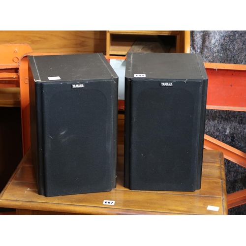 698 - TWO YAMAHA SPEAKERS