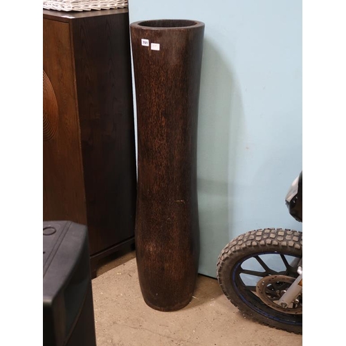 701 - LARGE WOODEN POT