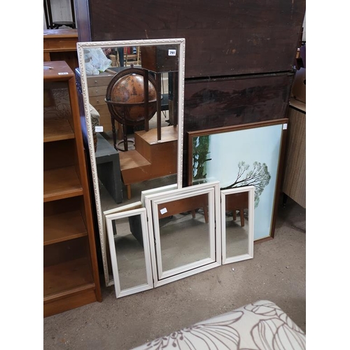 791 - TWO MIRRORS AND A PICTURE