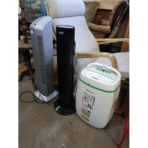 795 - DEHUMIDIFIER AND TWO HEATERS