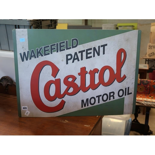 805 - MOTOR OIL SIGN