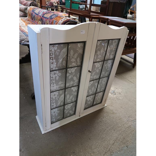 834 - PAINTED CUPBOARD