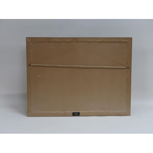 1360 - M M TACHON - AUTUMN PARKLAND SETTING, SIGNED OIL ON BOARD, FRAMED, 49CM X 67CM