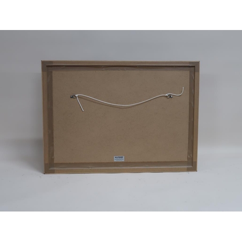 1369 - FRAMED WW2 DEPICTION - EYE OF THE STORM, THE DAMBUSTERS BY PHILIP E WEST, F/G, 47CM X 68CM