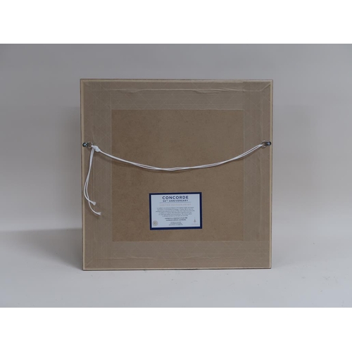 1379 - F/G COMPOSITION CONCORDE 50TH ANNIVERSARY, F/G, 40CM X 44CM