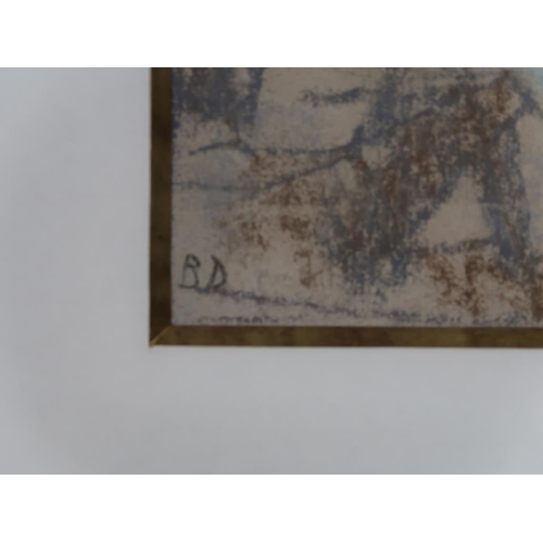 1386 - MONO BD (FOR BERNARD DUNSTAN) - EARLY  SUMMER MORNING, PASTEL, F/G 22CM X 16CM