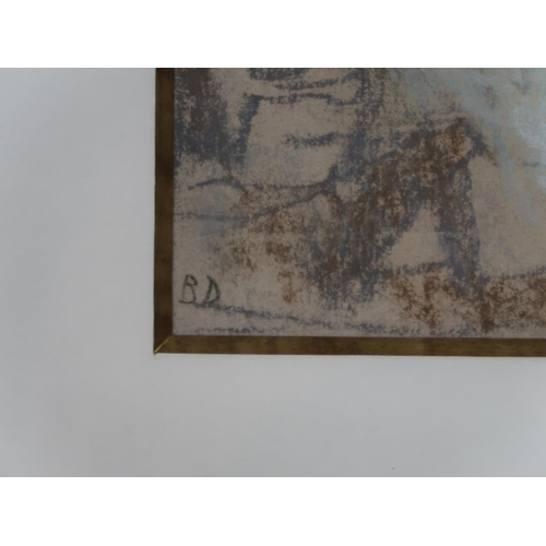 1386 - MONO BD (FOR BERNARD DUNSTAN) - EARLY  SUMMER MORNING, PASTEL, F/G 22CM X 16CM