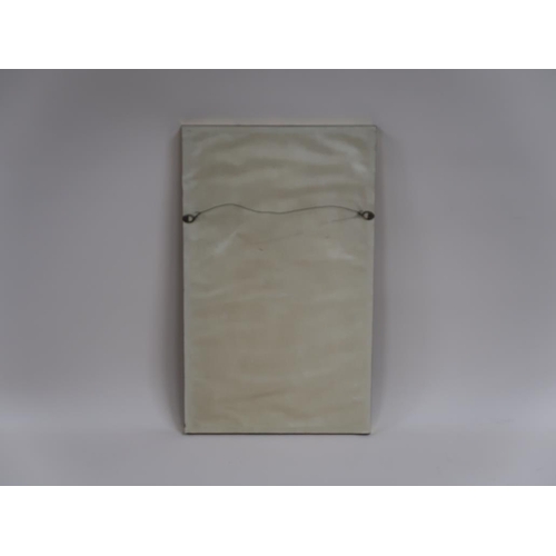 1389 - 18C NEEDLEWORK PANEL, F/G, 28CM X 13CM