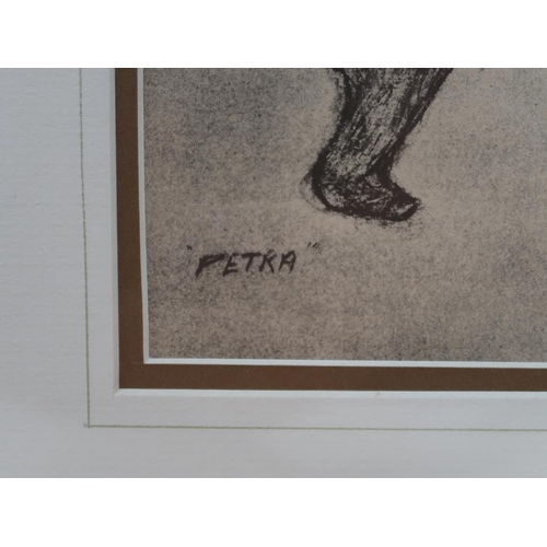 1391 - TOM MERRIFRELD - ARTIST PROOF PRINT - PETRA, F/G, 59CM X 23CM