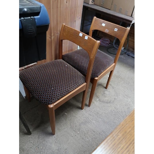 936 - TWO TEAK CHAIRS