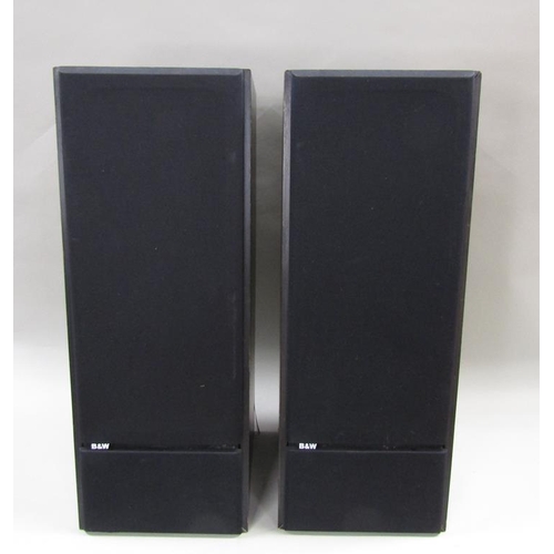 1401 - PAIR OF B&W BM2 SERIES LOUD SPEAKERS, 72CM H