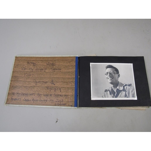 1410 - PHOTOGRAPH ALBUM OF MY JOURNEYS THROUGH EGYPT, PALASTINE & JERUSALUM COLLECTED BY G HURCOMBE