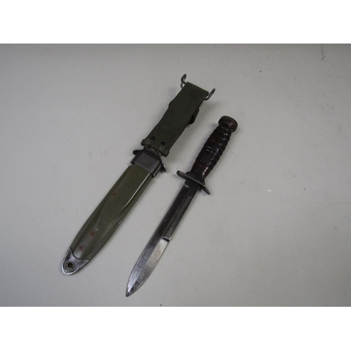 1412 - US ARMY M8A1 DAGGER AND SHEATH