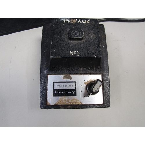 1421 - BAUSCH & LOMB ELECTRIC MICROSCOPE, CAT NO.313538