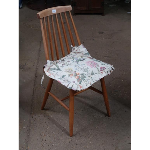 916 - FOUR SPINDLE BACK CHAIRS