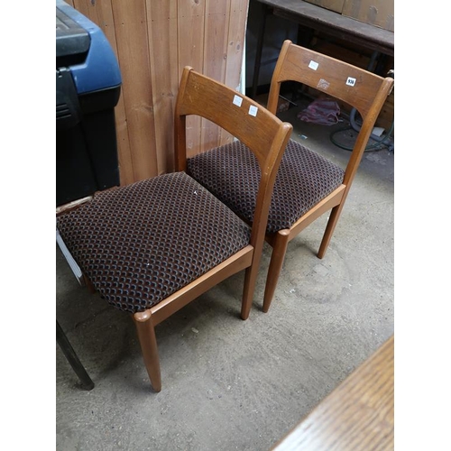 936 - TWO TEAK CHAIRS