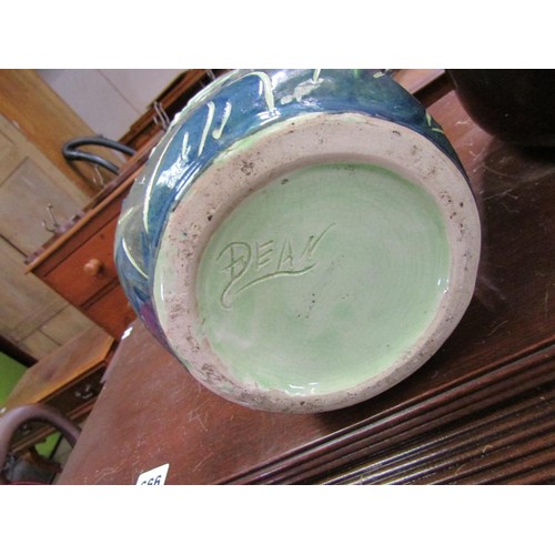 667 - THREE POTTERY ITEMS