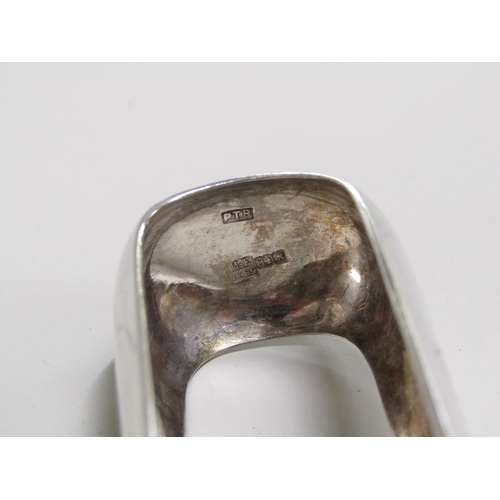 1540 - PAIR OF RUSSIAN SILVER ASPARAGUS TONGS/SERVERS, ST PETERSBURG 1889 6ozt