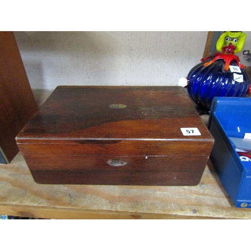 57 - VICTORIAN WRITING BOX