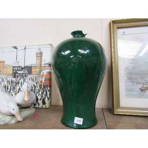 44 - THREE ORIENTAL VASES - TWO A/F