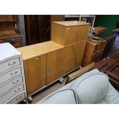 570 - TWO MODERN CUPBOARDS