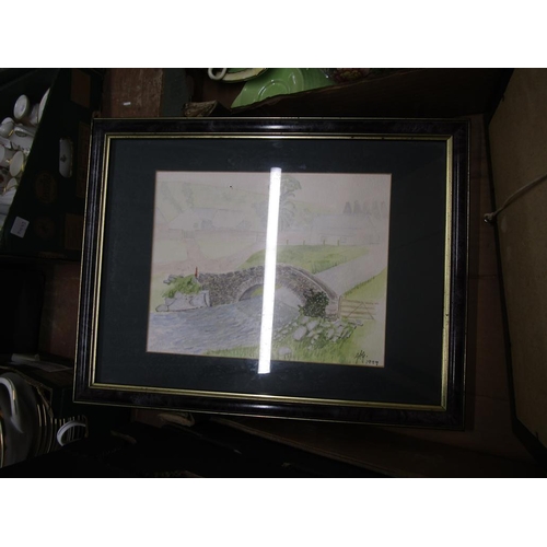 480 - BOX OF PICTURES AND PRINTS