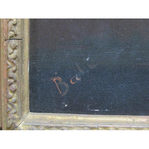 1232 - BALE, 19c STILL LIFE FRUIT OIL ON CANVAS GILT FRAMED, 49 x 38 cms