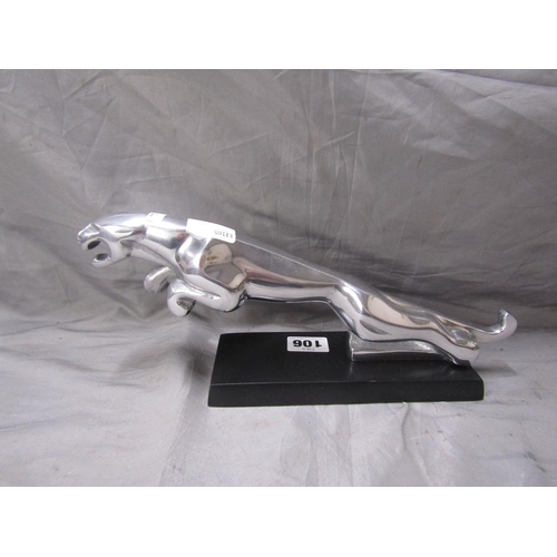 106 - REPRODUCTION JAGUAR CAR MASCOT