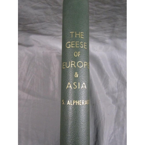 1203 - BOOK - THE GEESE OF EUROPE AND ASIA BY SERGIUS ALPHERAKY, PUBLISHED IN LONDON BY ROLAND WARD, THE JU... 