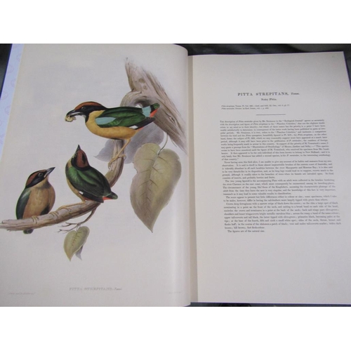 1264 - THE BIRDS OF AUSTRALIA BY JOHN GOULD IN SEVEN VOLUMES, BEING VOLUMES 1-4.  PRINTED IN LONDON 1848 AN... 