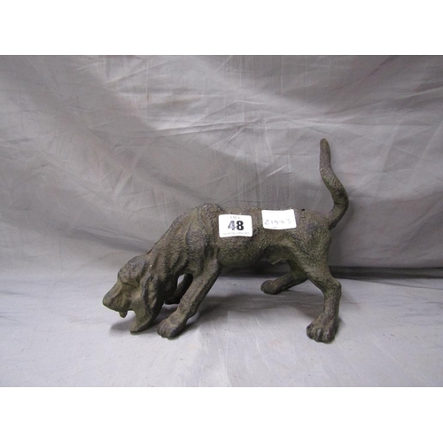 48 - CAST IRON DOG