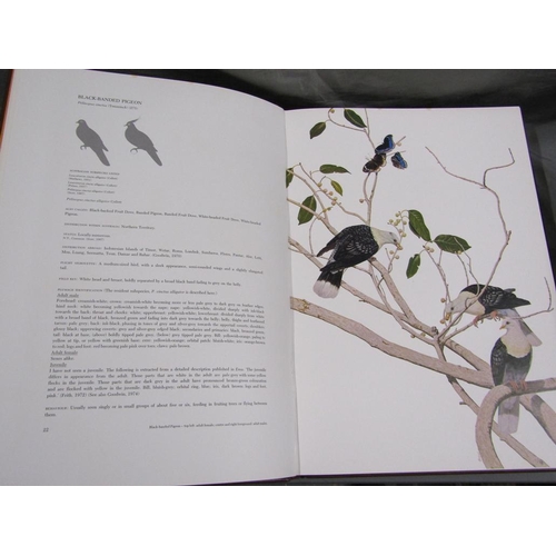 1267 - FIVE BOOKS BY FRANK T. MORRIS, BIRDS OF PREY OF AUSTRALIA, PIGEONS AND DOVES OF AUSTRALIA VOLS 1 & 2... 