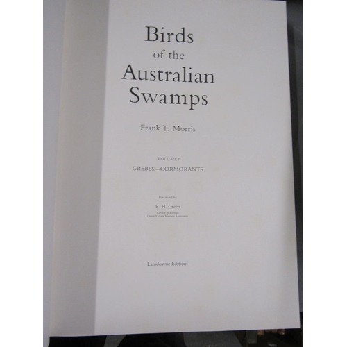 1267 - FIVE BOOKS BY FRANK T. MORRIS, BIRDS OF PREY OF AUSTRALIA, PIGEONS AND DOVES OF AUSTRALIA VOLS 1 & 2... 