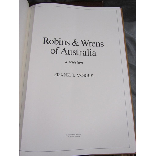 1267 - FIVE BOOKS BY FRANK T. MORRIS, BIRDS OF PREY OF AUSTRALIA, PIGEONS AND DOVES OF AUSTRALIA VOLS 1 & 2... 