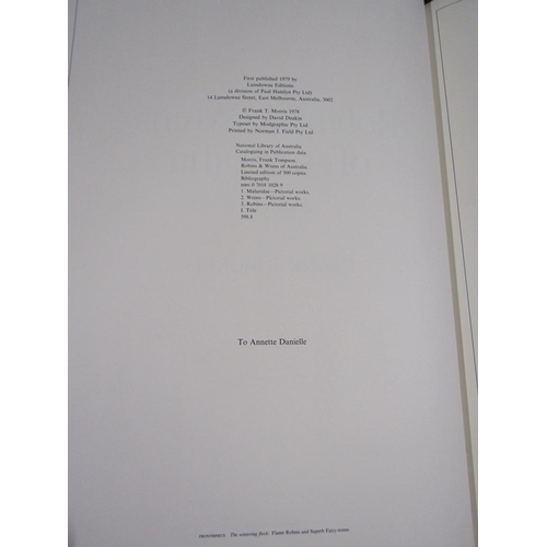 1267 - FIVE BOOKS BY FRANK T. MORRIS, BIRDS OF PREY OF AUSTRALIA, PIGEONS AND DOVES OF AUSTRALIA VOLS 1 & 2... 