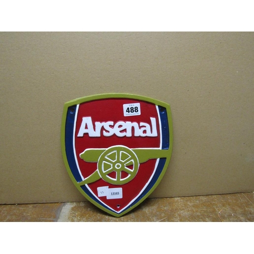 488 - REPRO ARSENAL PLAQUE