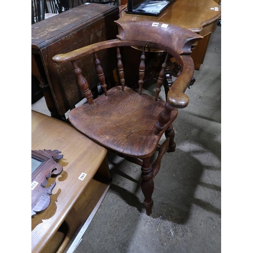 760 - VICTORIAN CAPTAINS CHAIR