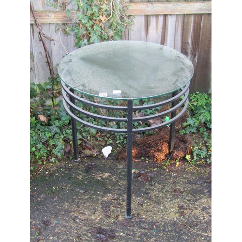 940 - METAL FRAMED TABLE