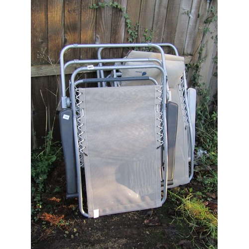 941 - TWO DECK CHAIRS