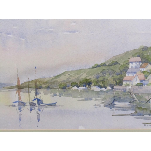 1389 - H HINCLIFFE - PENCIL DRAWING AND TWO WATERCOLOURS