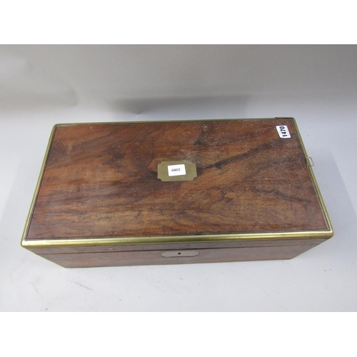 1470 - 19C FIGURE MAHOGANY WRITING BOX