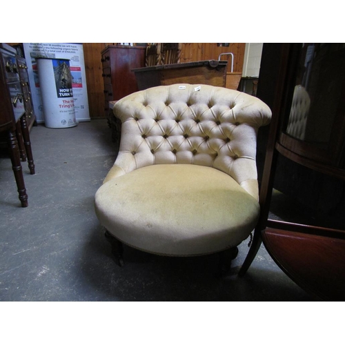 2019 - VICTORIAN BUTTON BACK CHAIR