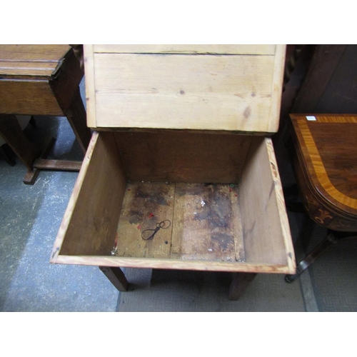 2034 - VICTORIAN PINE LOG BIN 80 x 62 cms