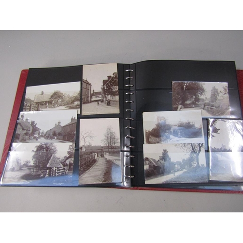 1848 - ALBUM OF MIXED POSTCARDS TO INC. NORTHAMPTON, RUSHTON, BLETCHLEY PARK, STONY STRATFORD, BUCKINGHAM A... 