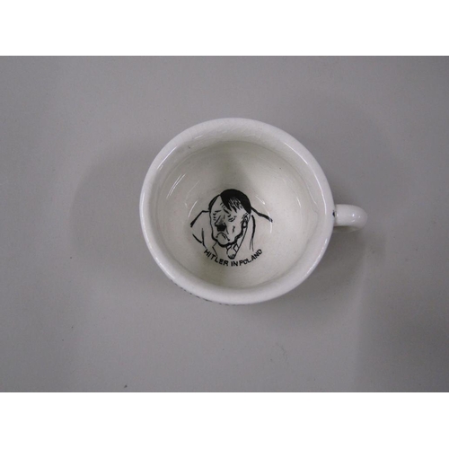 1899 - NOVELTY MINATURE POTTY - HITLER IN POLAND