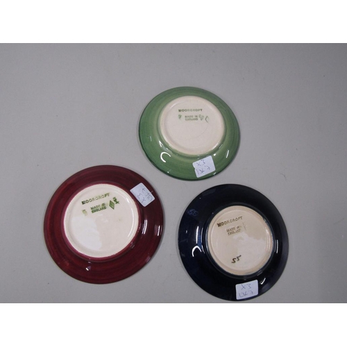 1914 - THREE MOORCROFT COASTERS