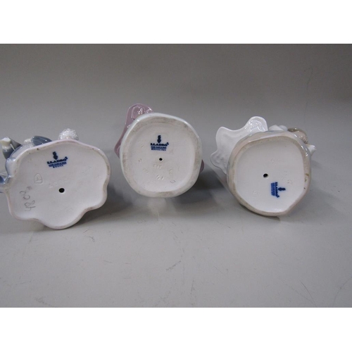 1975 - THREE LLADRO FIGURES