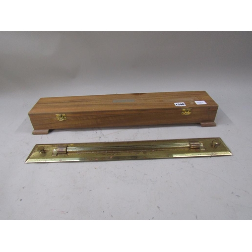 1546 - BRASS PARALLEL RULE IN BOX